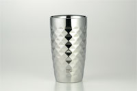 Migakiya Syndicate Double Layer Beer Tumbler 370ml (Diamond Cut Finish)